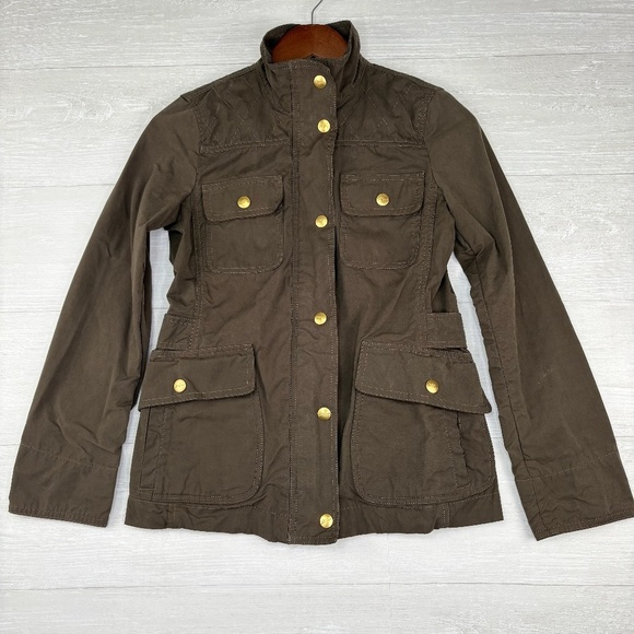 L.L Bean Signature Women's Waxed Field Brown Size XXS - Picture 7 of 14